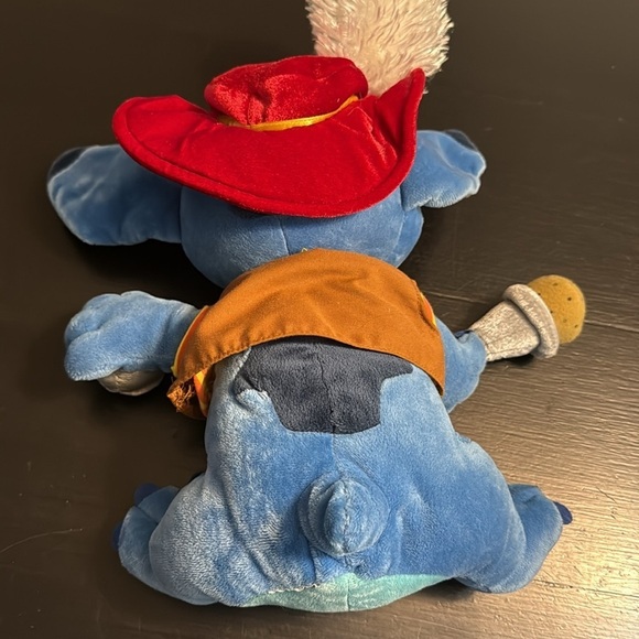 Disney Blue and Red Pirate Stitch Plush - Picture 4 of 6